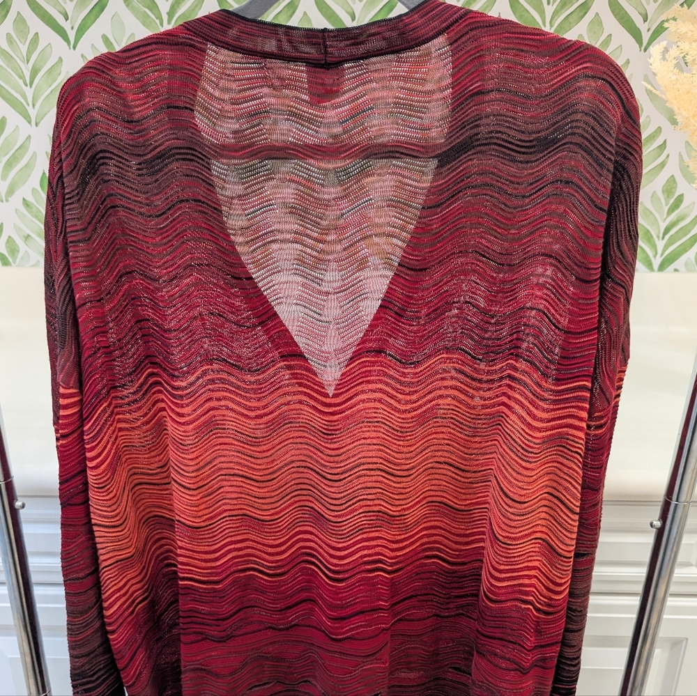 Missoni Red and Black Knit Sweater XXL - Picture 5 of 10